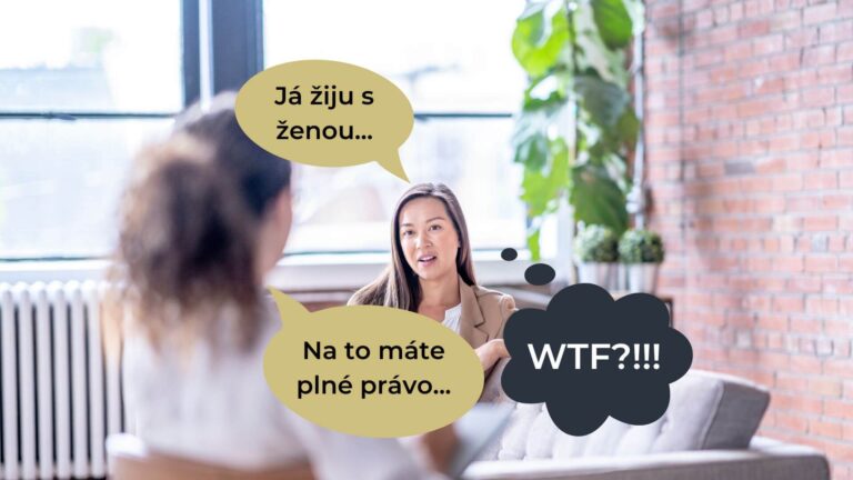 Na terapii - homofobní reakce terapeuta na přiznání homosexuality klientky